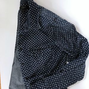 JCrew Chambray Shirt with star pattern
